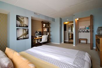 Plush carpeted bedroom(s)